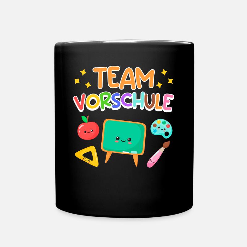 Vorschule Team Vorschüler Vorschulkinder - Tasse einfarbig - Schwarz