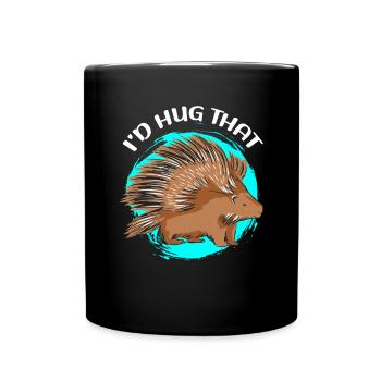 Porc-épic | Cadeau de porcs-épics - Mug uni - noir - Devant