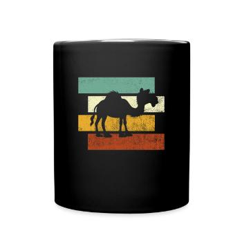 Camel Retro - Full Colour Mug - black - Front