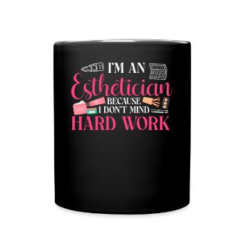 Cute Licensed Esthetician Skincare - Tasse einfarbig - Schwarz - Vorne