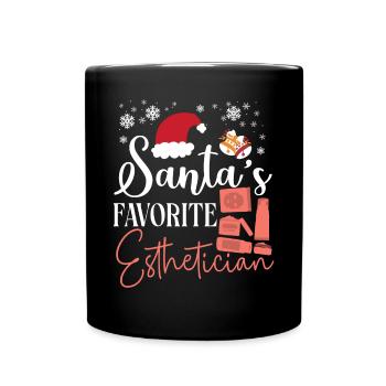 Cute Licensed Esthetician Skincare - Tasse einfarbig - Schwarz - Vorne