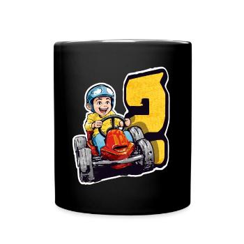 Ich Bin 2 Gokart Kid - Kart Racing - Tasse einfarbig - Schwarz - Vorne