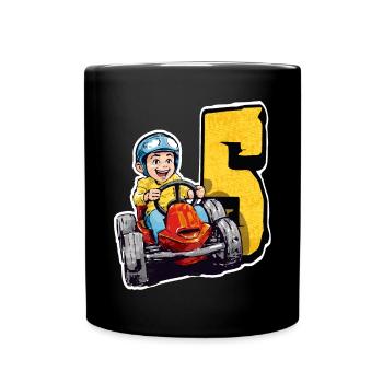 Je suis 5 Gokart Kid - Kart Racing - Mug uni - noir - Devant