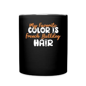 Cadeaux de bouledogue français - Mug uni - noir - Devant