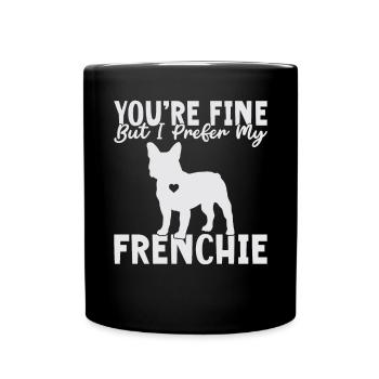 French Bulldog Gifts - Full Colour Mug - black - Front
