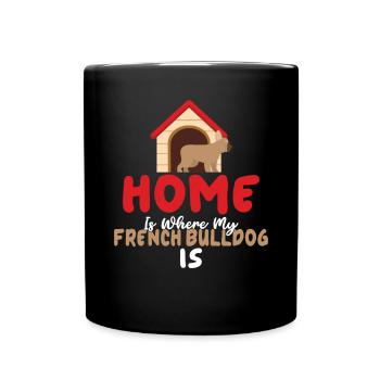 Cadeaux de bouledogue français - Mug uni - noir - Devant