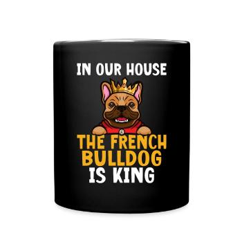 Cadeaux de bouledogue français - Mug uni - noir - Devant