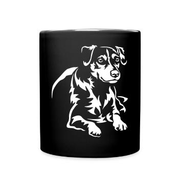 Dansk Svensk Gaardhond "Black Edition" - Full Colour Mug - black - Front