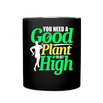Pole vault Pole vaulter - Full Colour Mug - black - Front