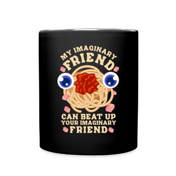 The Flying Spaghetti Monster - Full Colour Mug - black - Front