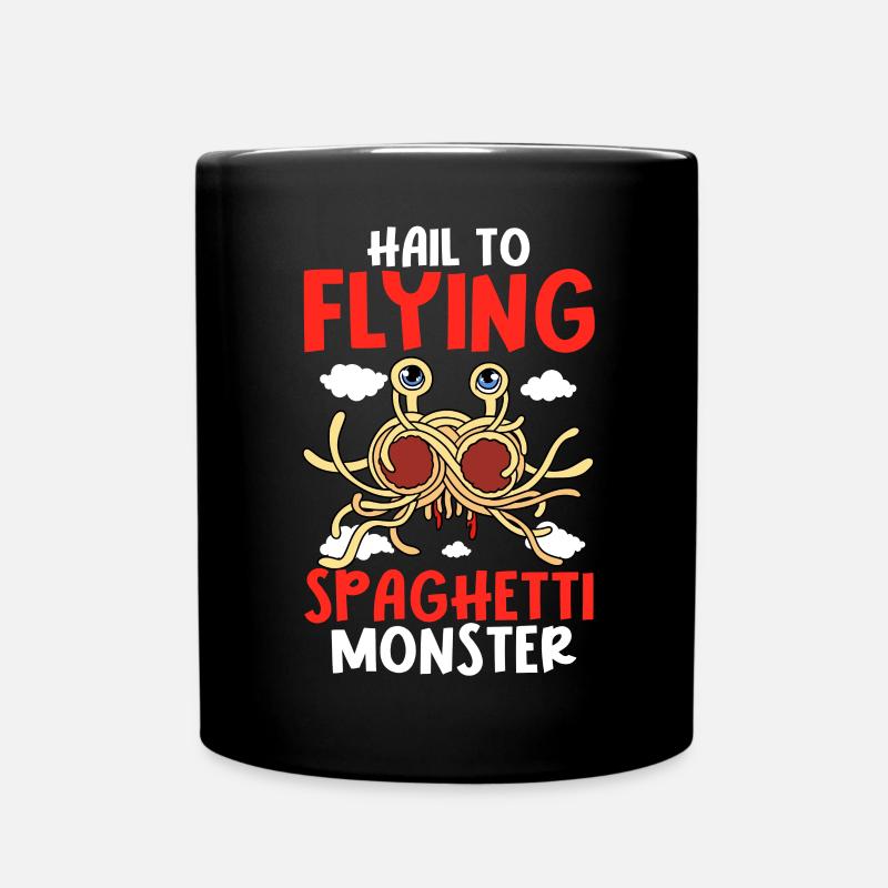 FSM Pastafarian - Tasse einfarbig - Schwarz