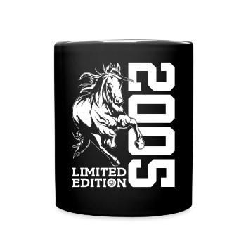 21ST BIRTHDAY HORSE LIMITED EDITION 2005 RIDING - Full Colour Mug - black - Front