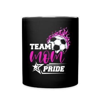 Fußball-Mutter Gameday Soccer Mom - Full Colour Mug - black - Front