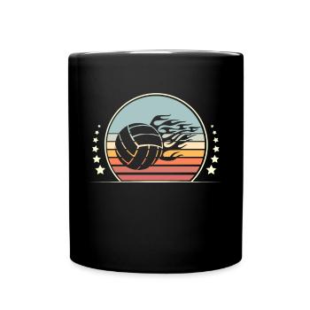 Volleyball - Full Colour Mug - black - Front