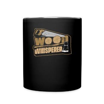 Wood Whisperer Carpenter Wood Technician Carpenter - Full Colour Mug - black - Front