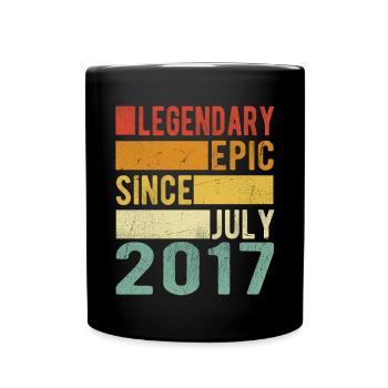 Birthday July 2017 Legendary Epic - Full Colour Mug - black - Front