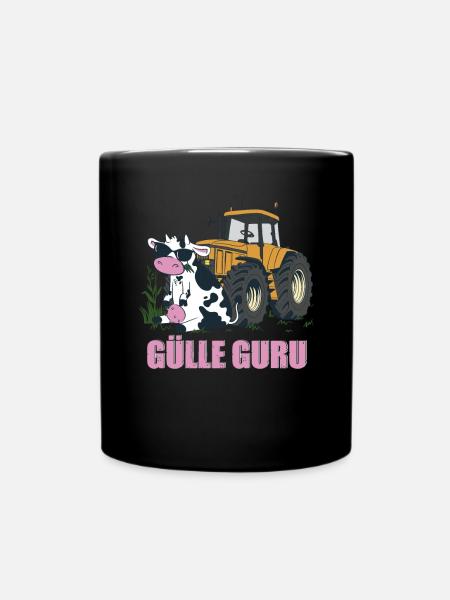 Gülle Guru - Tasse einfarbig - Schwarz