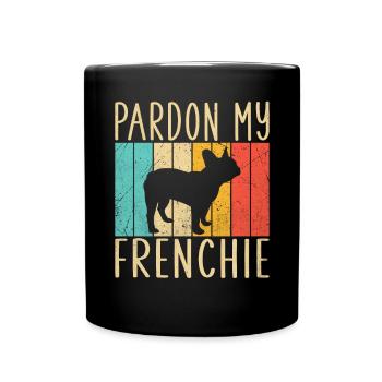 Cadeaux de bouledogue français - Mug uni - noir - Devant