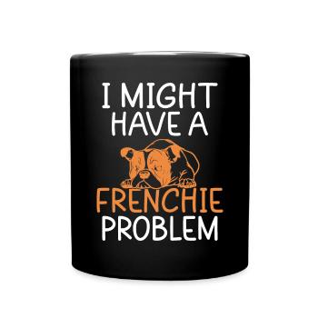 Cadeaux de bouledogue français - Mug uni - noir - Devant