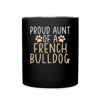 Cadeaux de bouledogue français - Mug uni - noir - Devant