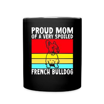 French Bulldog Gifts - Full Colour Mug - black - Front