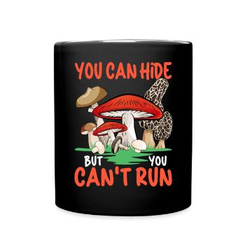 Chasseur de champignons chasse aux champignons - Mug uni - noir - Devant