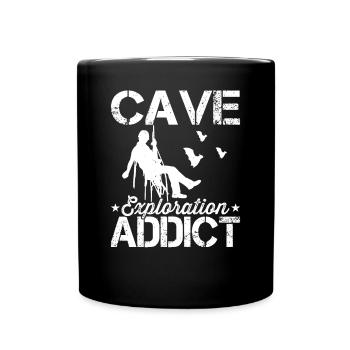 Cave exploration caving caving - Full Colour Mug - black - Front