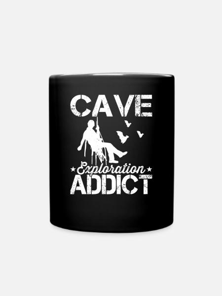 Exploration de grottes spéléologie spéléologie - Mug uni - noir