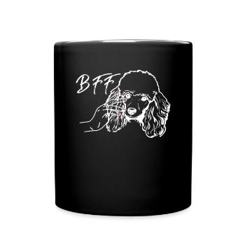 Accessoires pour chiens Caniche Propriétaires de chiens - Mug uni - noir - Devant