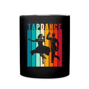 Danseur de claquettes Chaussures de danse à claquettes Instructeur de danse à claquettes - Mug uni - noir - Devant