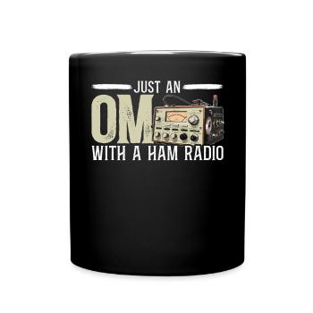 Amateurfunker Morsecode Radioaktivität - Tasse einfarbig - Schwarz - Vorne