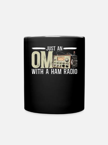 Amateurfunker Morsecode Radioaktivität - Tasse einfarbig - Schwarz