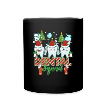 Dents dentaires Dentiste Dentiste - Mug uni - noir - Devant