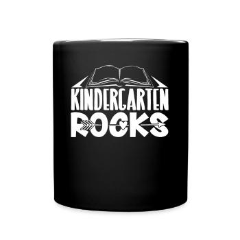 Kindergarten Teacher Kindergarten Rocks - Full Colour Mug - black - Front