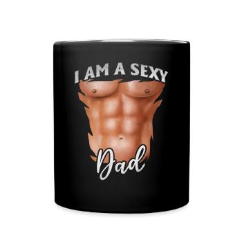 Father's Day 2023 - I Am A Sexy Dad - Full Colour Mug - black - Front