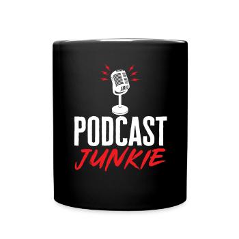 Podcaster Podcast - Full Colour Mug - black - Front