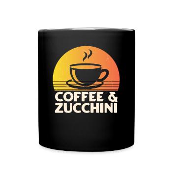 Virtual Reality VR Geschenk - Tasse einfarbig - Schwarz - Vorne
