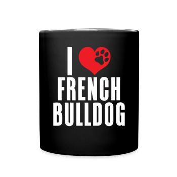French Bulldog Gifts - Full Colour Mug - black - Front