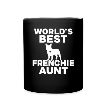 Cadeaux de bouledogue français - Mug uni - noir - Devant