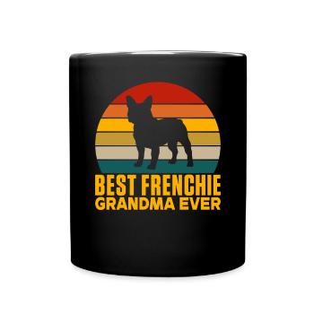Cadeaux de bouledogue français - Mug uni - noir - Devant