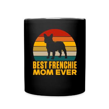 Cadeaux de bouledogue français - Mug uni - noir - Devant