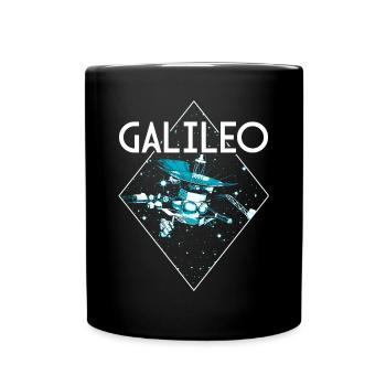 Galileo Jupiter Raumsonde - Tasse einfarbig - Schwarz - Vorne
