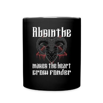 Satan Beelzebub Teufel Gothic Pentagram Mystisch - Tasse einfarbig - Schwarz - Vorne