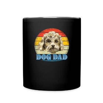 Hundezubehör Pudel Hundebesitzer - Tasse einfarbig - Schwarz - Vorne