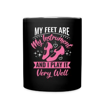 Tap Dancer Tap Dance Shoes Tap Dance Instructor - Full Colour Mug - black - Front