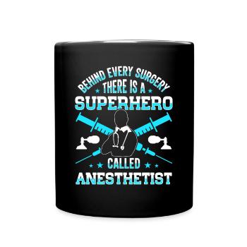 Anesthésiste Anesthésiste Anesthésiologie Anesthésiste - Mug uni - noir - Devant