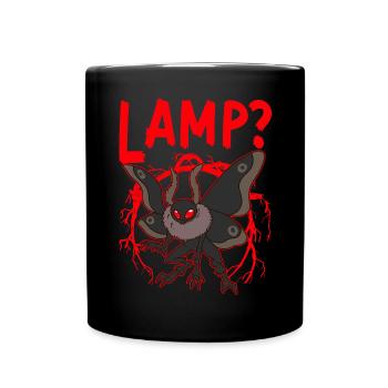 Mothman Cryptid Folklore - Full Colour Mug - black - Front