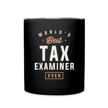 Tax Examiner Extraordinaire - Full Colour Mug - black - Front