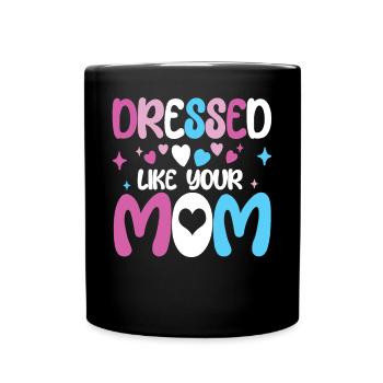 Femboy Crossdressing - Tasse einfarbig - Schwarz - Vorne