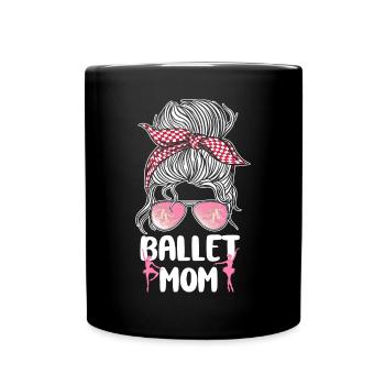 Ballet Dancer Dance Girl Ballerina - Tasse einfarbig - Schwarz - Vorne